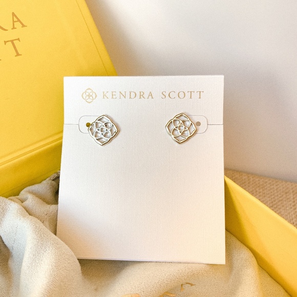 Kendra Scott Jewelry - Kendra Scott Silver Logo Dira Stud Earrings